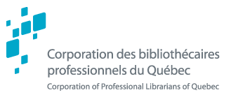 [Corporation des bibliothécaires professionnels du Québec]